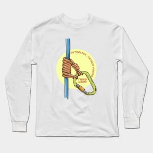 Autoblock prusik hitch  third hand Long Sleeve T-Shirt